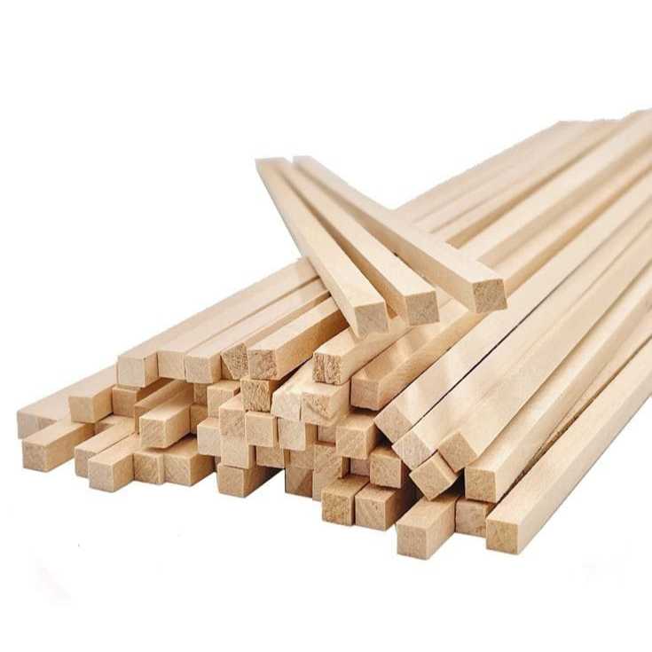 

10 Pcs Kayu Balsa Stick 2 mm Kayu Maket Kerajinan Tangan
