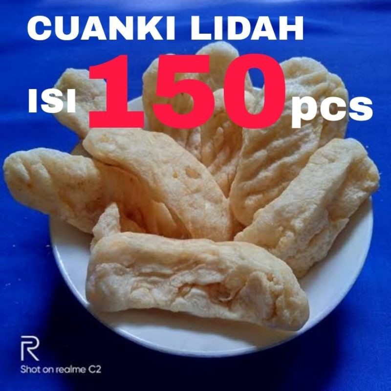 

TERMURAH Lidah kriuk asli garut ISI 150 PCS Topping Baso Aci CUANK