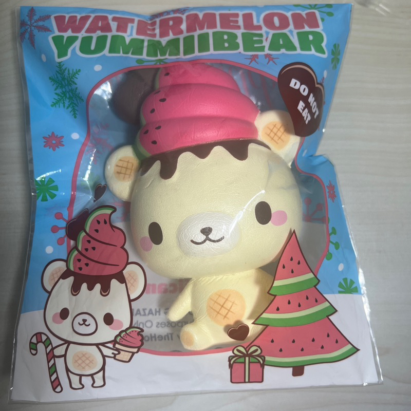 PuniMaru X Creamiicandy SQUISHY WATERMELON YUMMIBEAR 100% ORIGINAL JUAL RUGI PRELOVED FROM JAPAN