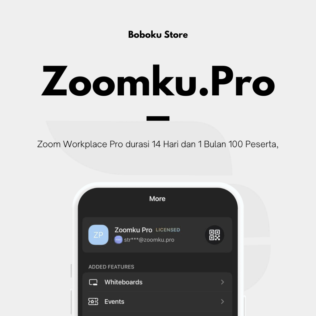 Zoomku Premium 1 Bulan 100p