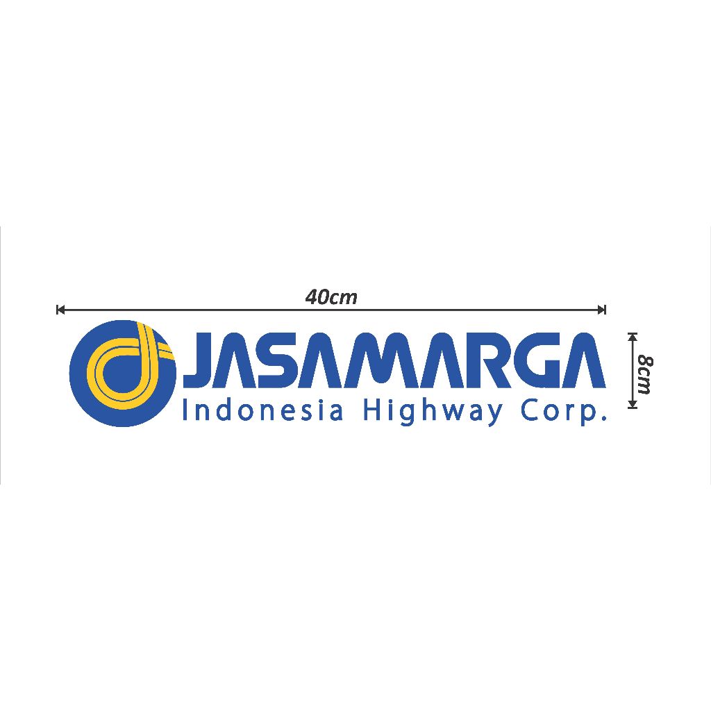 Stiker JASA MARGA Ukuran Besar | Sticker Cutting JASA MARGA Jumbo Motor Mobil
