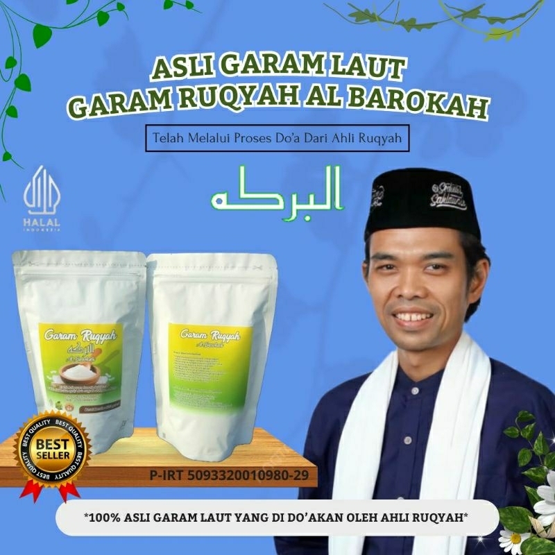 

(bundling 2pcs) Garam Al barokah garam Ruqyah dan aroma terapi