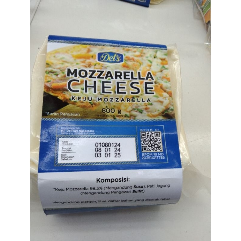 

DEL'S MOZZARELLA 800 GR