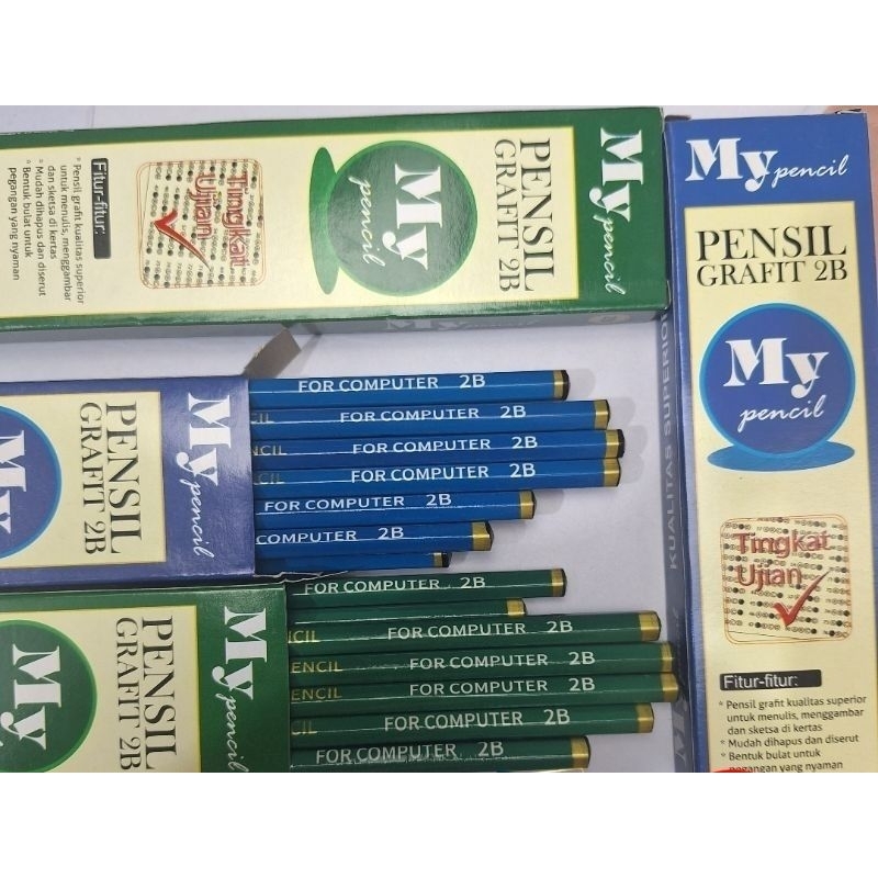 

Pensil 2B For Computer / Pencils / Peralatan Sekolah/Alat Tulis Sekolah Kualitas SUPERIOR