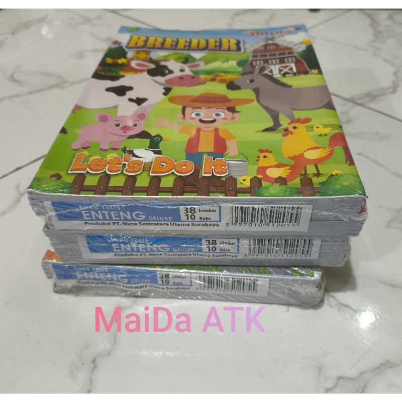 

Buku tulis 38lembar 10buku merek ENTENG