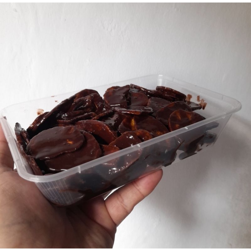 

Kripik Pisang Lumer kemasan twinwall 500 ML