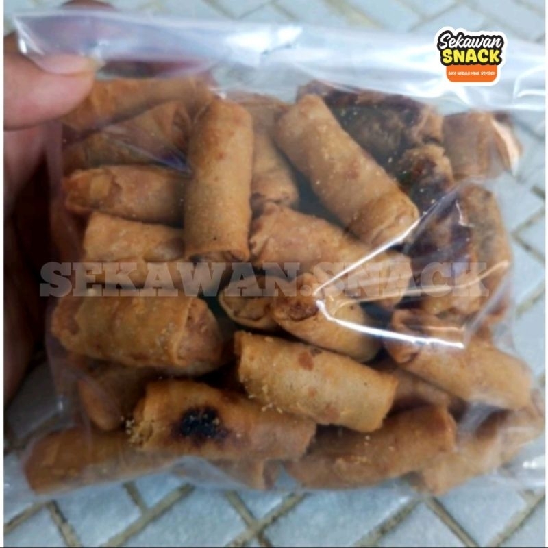 

250GRAM SUMPIA UDANG GURIH RENYAH|SUMPIA KHAS CIREBON KUWALITAS GRADE A+