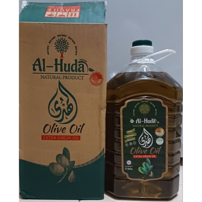 

Minyak zaitun Alhuda extra virgin 5 liter olive oil