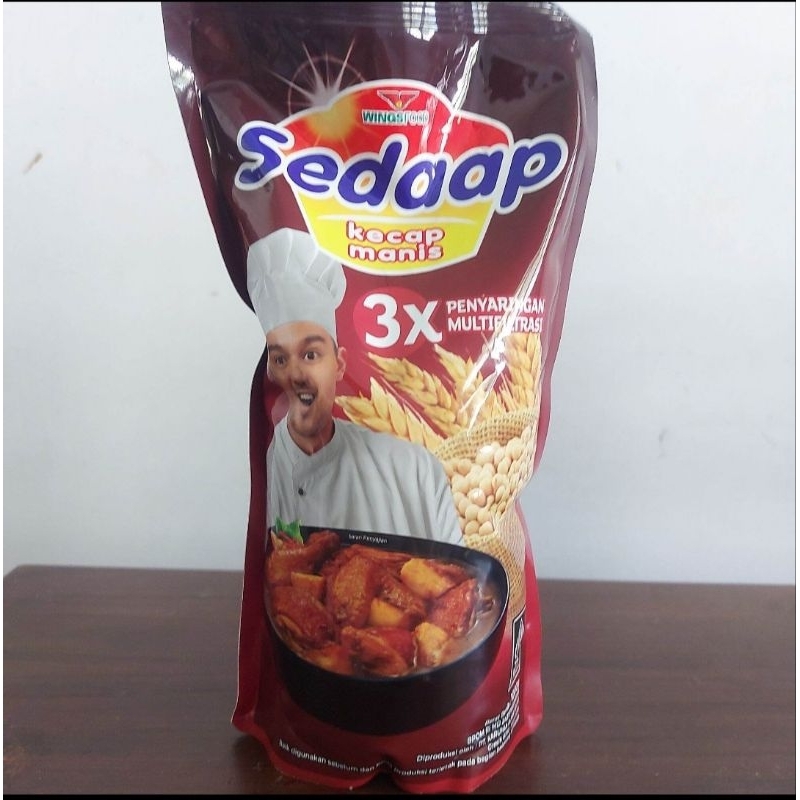 

Kecap Manis Sedaap Sedap 3x Penyaringan Filtrasi Refill 1000gr