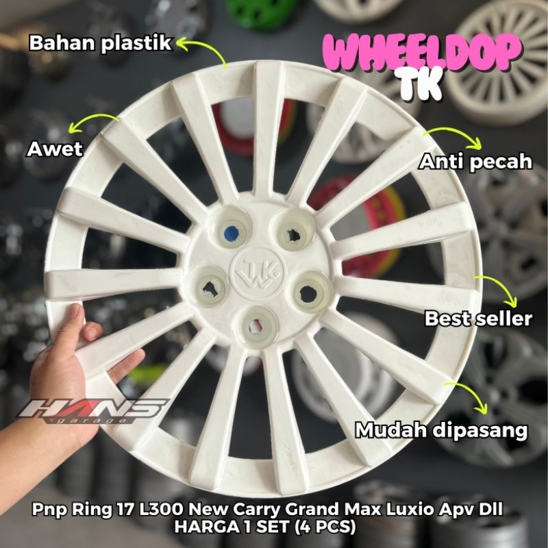 wheeldop tk ring 17 racing model palang 14 dop l300 weldop granmax weldof new cary