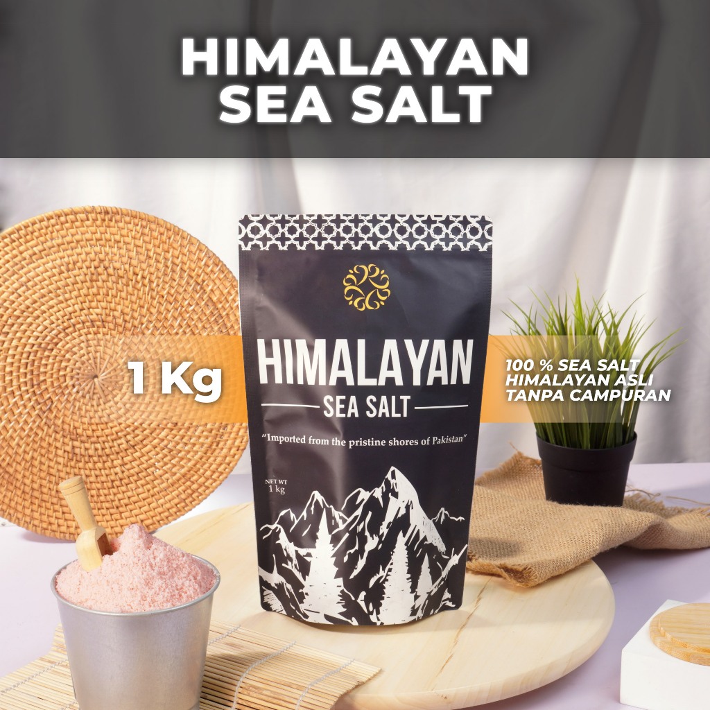 

[HIMALAYAN SEA SALT] - GARAM PEGUNUNGAN HIMALAYA - GARAM PAKISTAN - 1000 GRAM