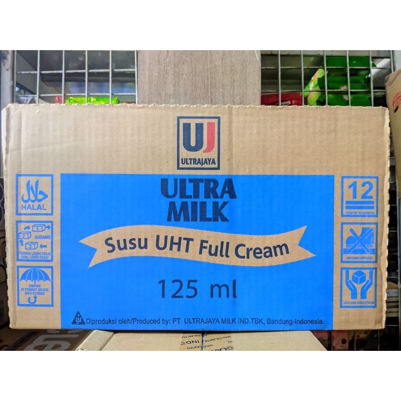 

UHT ULTRA MILK 125 ML RASA FULLCREAM 1 DUS ISI 40 PCS