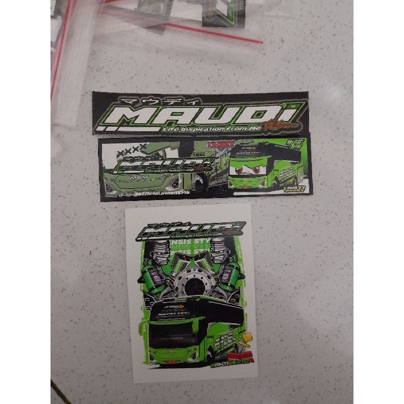 

Stiker Maudi Original Anti Air