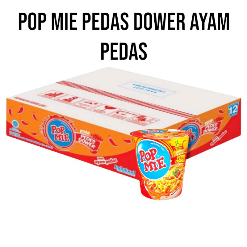 

Pop Mie Pedas Dower Ayam Pedas