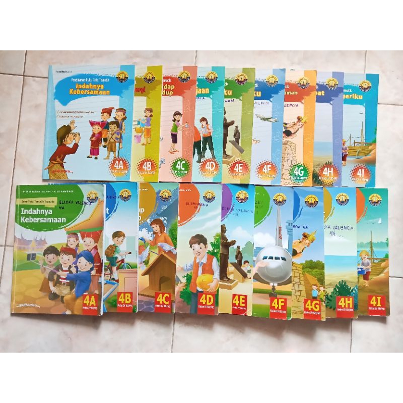 buku tematik+pendalaman tematik kelas 4 penerbit Yudistira