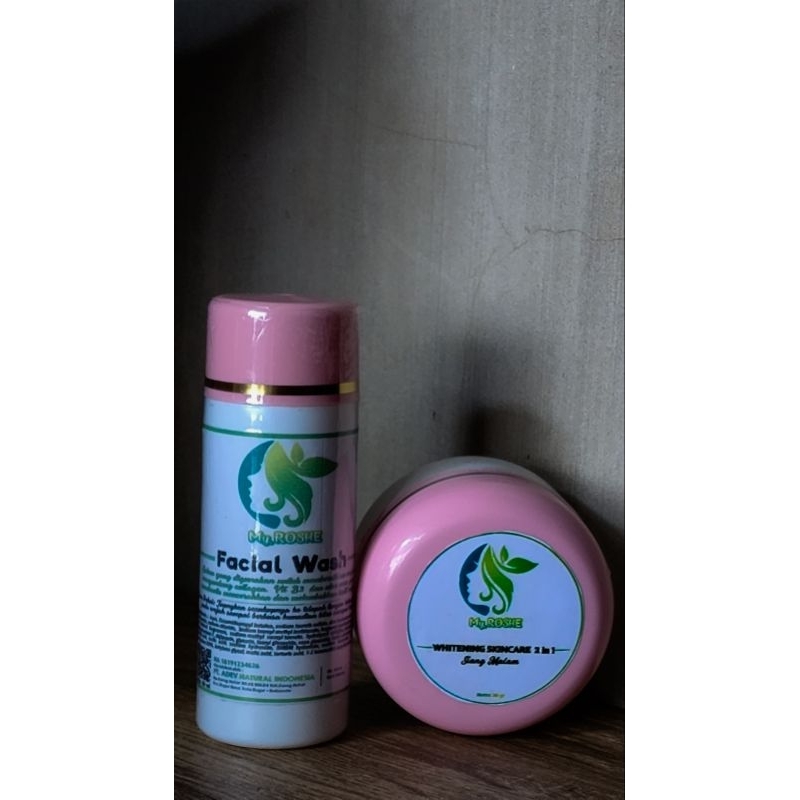 my rose cream 2 in 1 whitening skincare pemutih masa kini bpom aman bumil busui .my roshe skincare..