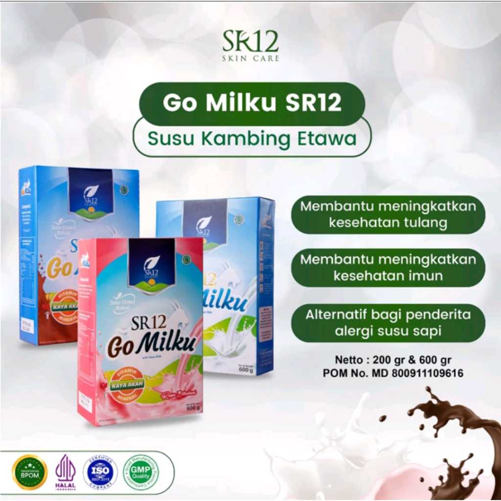 

Go Milku SR12 Halal Susu Kambing Etawa Premium Meningkatkan Kesehatan Inmun Aman Bumil Busui