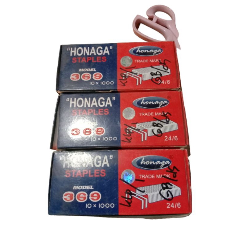 

ISI STAPLES BESAR merek HONAGA harga per box