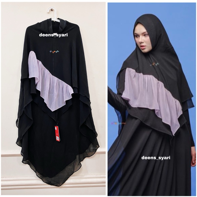 Sisesa Khimar Black
