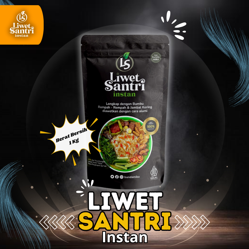 

Nasi Liwet Santri Instan 1Kg (Beras & Bumbu Liwet Santri Instan)