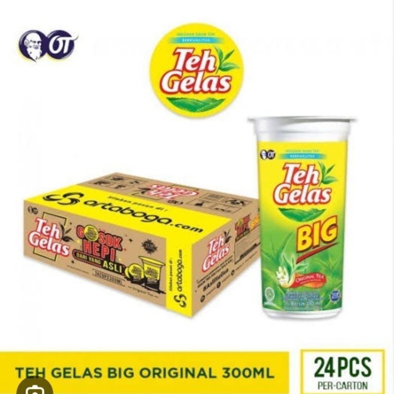 Teh Gelas BIG ( isi 24pcs )