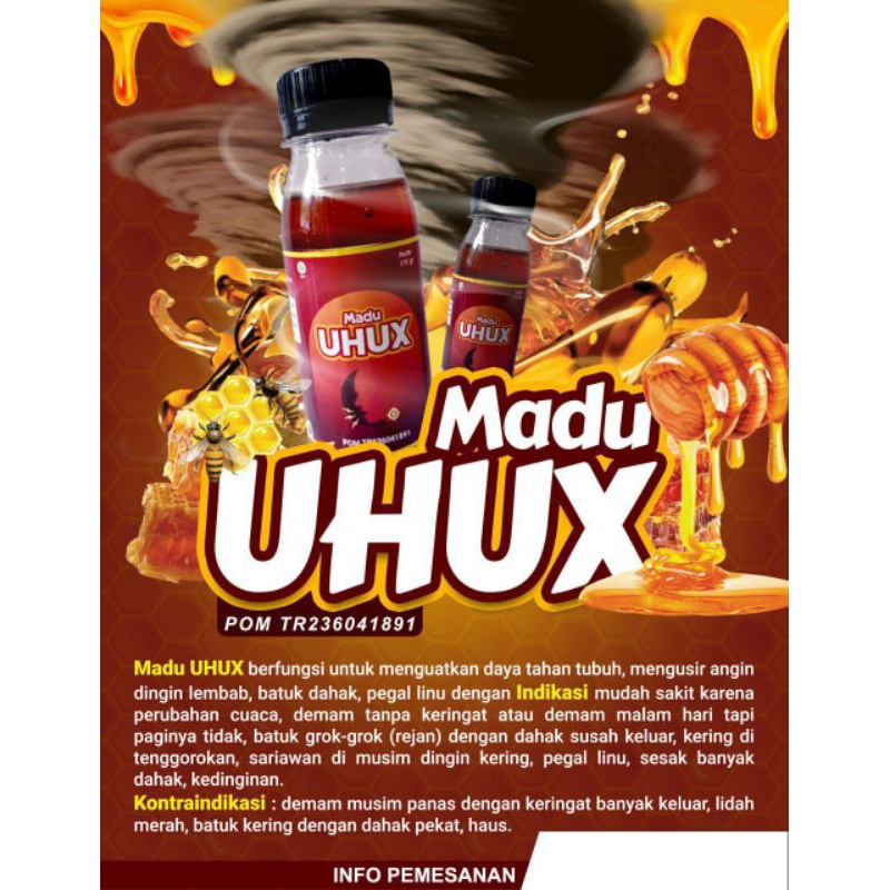 

READY STOK!!!MADU UHUX SOLUSI AMPUH USIR BATUK DAN MASUK ANGIN