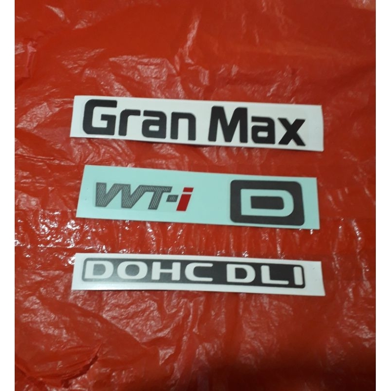 Stiker granmax minibus