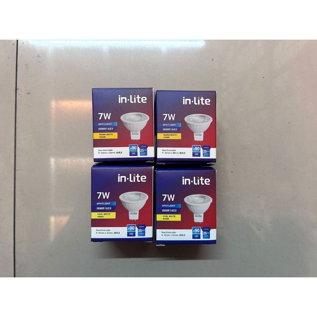 INLITE MR 16 7W 220V INMR1603 MR16 TUSUK
