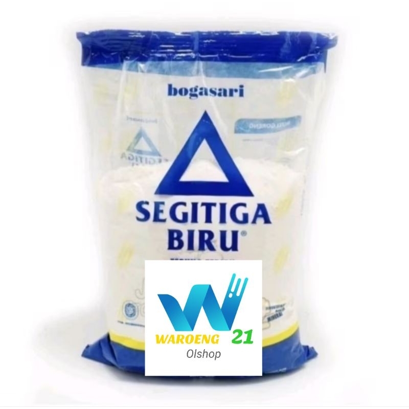 

1 DUS TEPUNG TERIGU SERBAGUNA SEGITIGA BIRU EKONOMIS 1 kg × 12 pcs