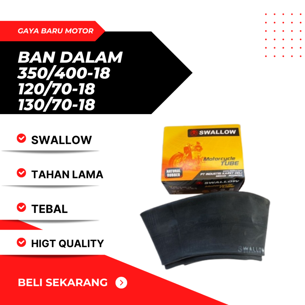 SWALLOW BAN DALAM RING 18 350/400-18 120/70-18 130/70-18 110/80-18 120/80-18