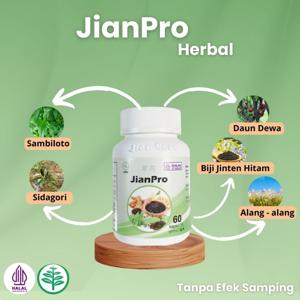 Herbal Jianpro - Atasi Asam Urat - Pegal Linu - Rematik