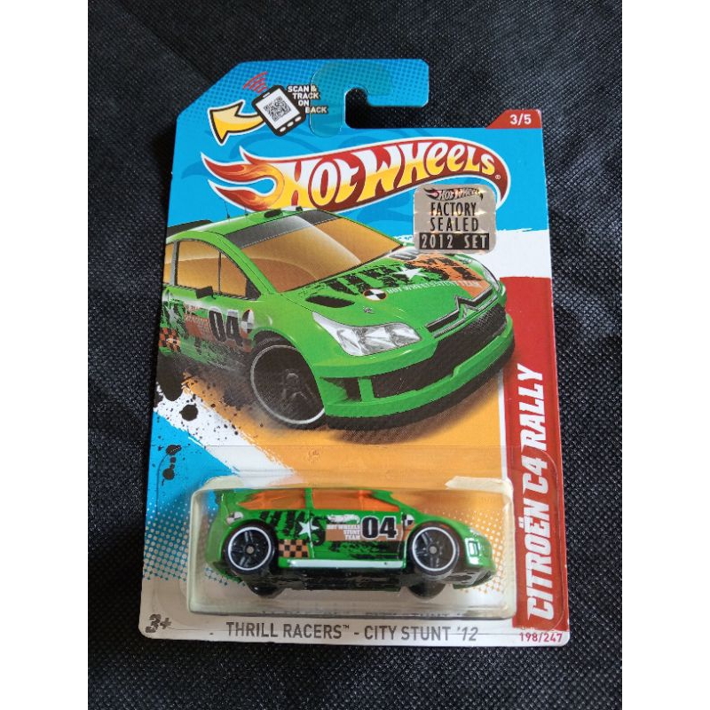 HOT WHEELS CITROEN RALLY HIJAU FACTORY SEALED