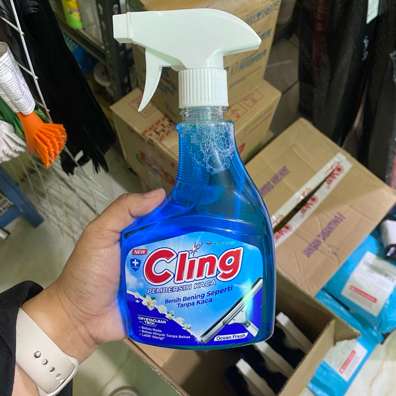 CLING BOTOL SPRAY 425 ML PEMBERSIH KACA