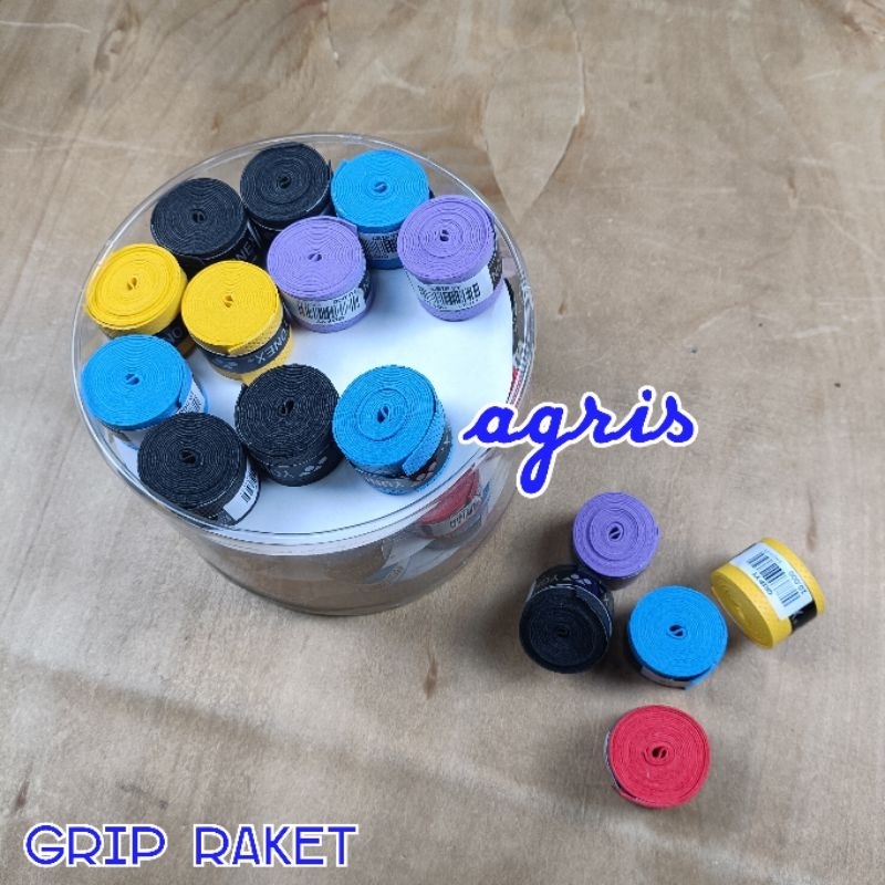 Grip raket karet dan handuk, pelindung pegangan raket karet dan handuk