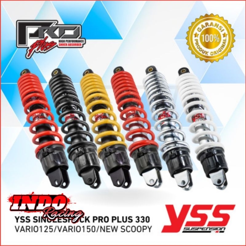 Shockbreaker YSS All New Pro Plus 330m Vario 125 Vario 150 New Scoopy Shockbreaker YSS