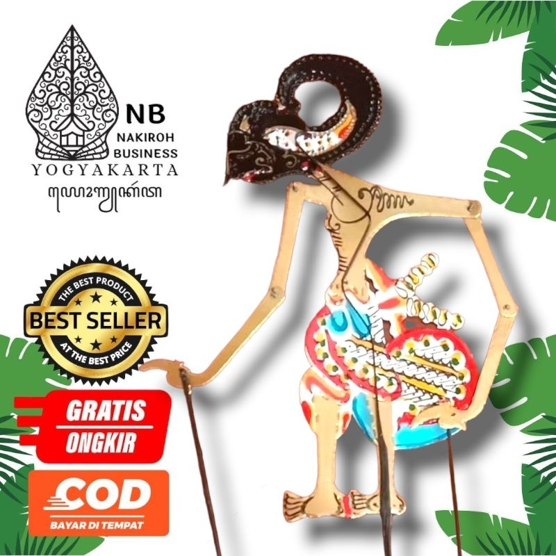 NAKIROHBUSINESS wayang kulit asli Arjuna/Janoko