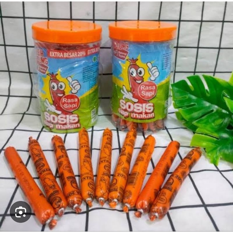 

SOSIS SO NICE SIAP MAKAN RASA AYAM SAPI OTAK OTAK 1PCS / SOSIS SO NICE SOSIS SIAP MAKAN 1 PCS