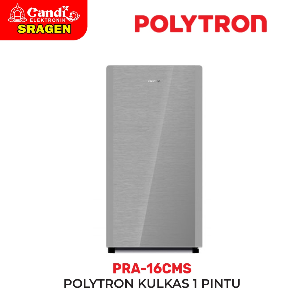POLYTRON Kulkas 1 Pintu Belezza 160 Liter - PRA-16CMS