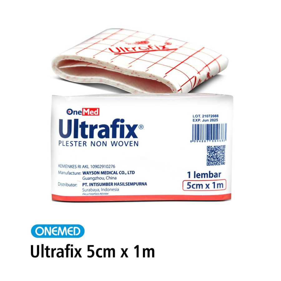 Ultrafix 5x1 Ultrafix Onemed Ultrafix 5 cm x 1 m Onemed Plester Ultrafix