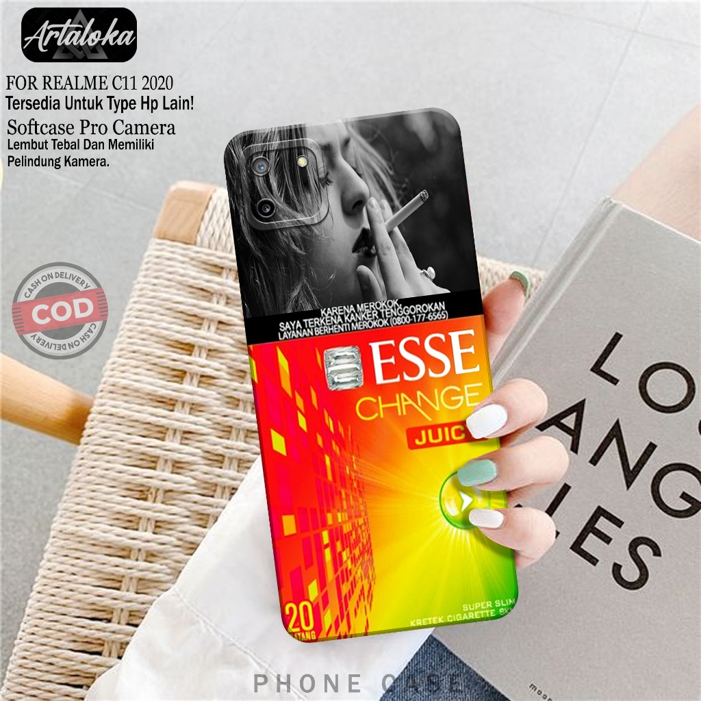 Softcase Hp Realme C11 2020 Fashion Case RK Case Realme C11 2020 Silikon TPU Pro Camera Casing Realm