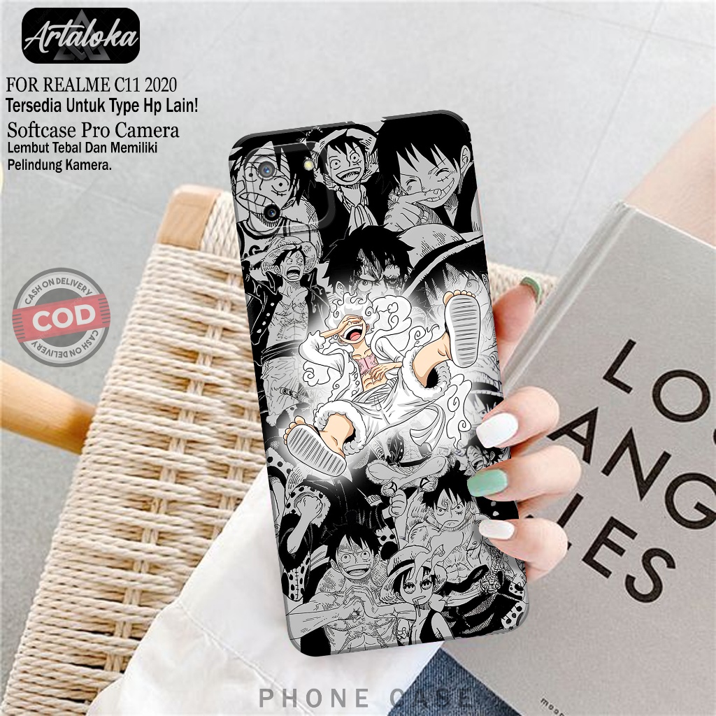 Softcase Hp Realme C11 2020 Fashion Case Anime Case Realme C11 2020 Silikon TPU Pro Camera Casing Re