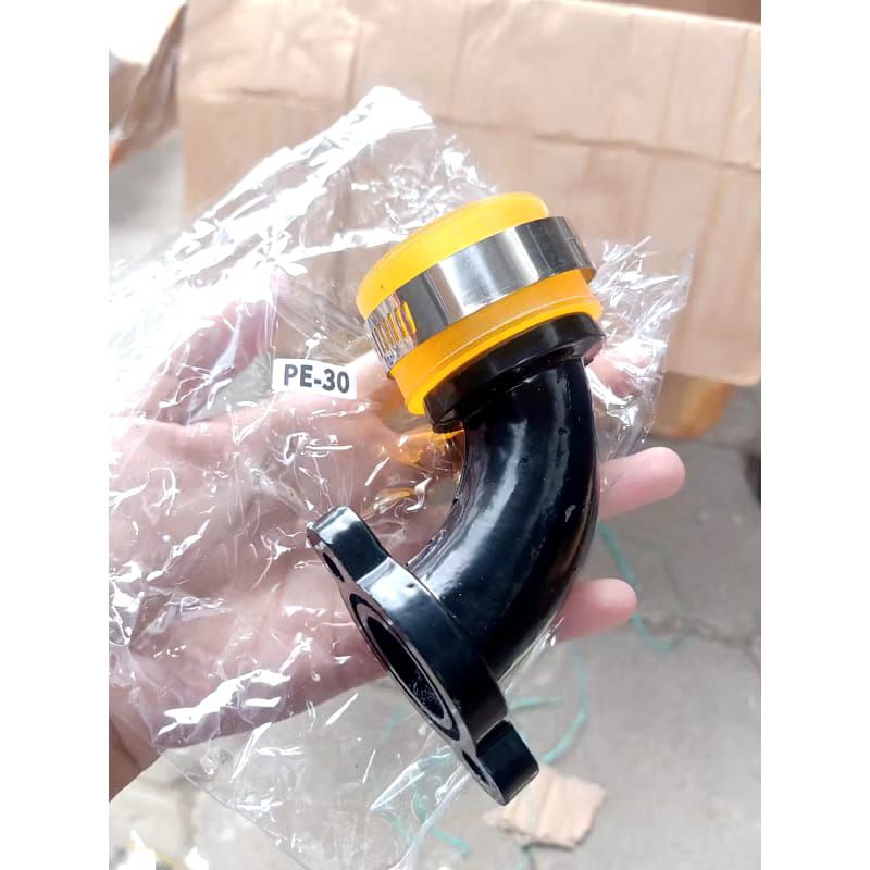 MANIPOL INTEK TEFLON INTAKE MANIPOL TEFLON MOTOR BEBEK NETRAL BUAT KARBU PE30 PE28 PE26 PE24 SET ROT