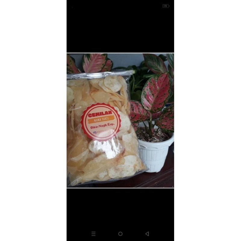 

Keripik Sente / Talas rasa original by Cemilan Mama Yanti