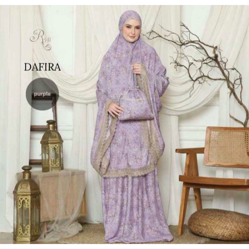 Mukena Dewasa Rayyan  Dafira | Mukena Traveling Rayyan Rayon Ryn Jumbo