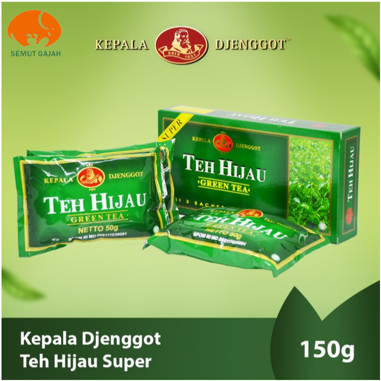

KEPALA DJENGGOT TEH HIJAU SUPER 150 GR