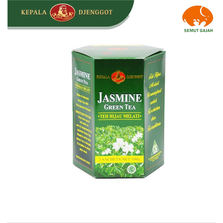 

KEPALA DJENGGOT JASMINE GREEN TEA 100 GR
