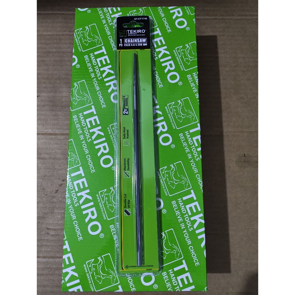 KIKIR CHAINSAW / KIKIR BULAT TEKIRO 4.8X200mm TEKIRO CHAINSAW