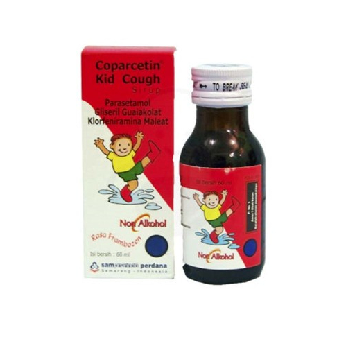 COPARCETIN KID COUGH SYRUP 60ML | OBAT FLU & BATUK