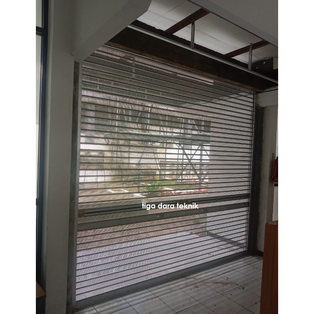 Rolling Door Perforated / lubang lubang / bolong / pasang dan service bandung cimahi