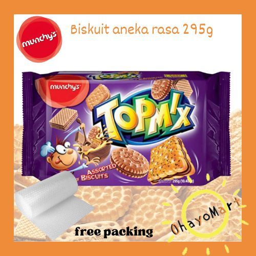 

munchys topmix assorted biscuits / Topmix Biskuit aneka rasa 295g